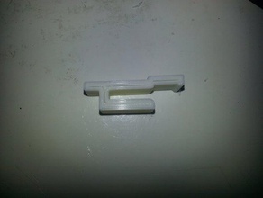 printrbot simple glass clip alum bed 3d printer accessories 3d print model - Mito3D