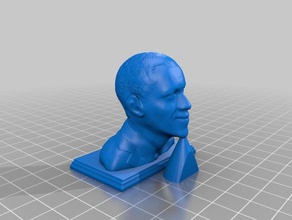 US-Präsident barack obama Skulpturen 4 weitere Jahre beste Präsident überhaupt leader Politik 3d print model - Mito3D