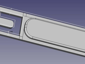 toshiba satellite pro l450 mouse button replacement parts 3d print model - Mito3D