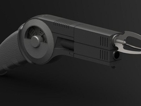 batman grapple gun props arkham 3d print model - Mito3D