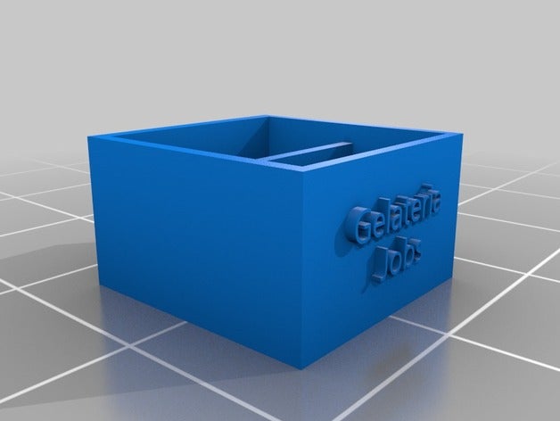 contenitore per bustine di zucchero 3d stampa 3D print model - Mito3D