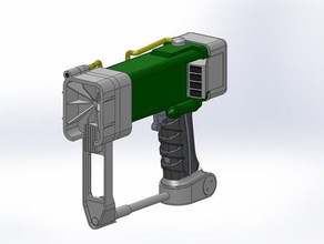 fallout aep7 pistola laser oggetti di scena arma da fuoco la laspe new vegas 3d print model - Mito3D