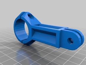 gopro LENKER-Halterung 25 mm Kamera angepasst 3d print model - Mito3D