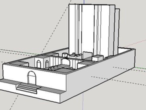 beit hamikdash Gebäude Strukturen Judentum Tempel 3d print model - Mito3D
