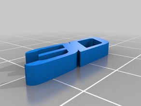 pequenas 3d letras impressão testes 3d print model - Mito3D