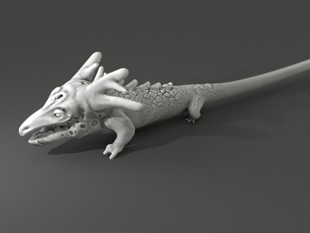 lizard sculptures 3D print model - Mito3D