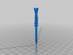 extruding marco golf tee design 3 sport outdoors customized 3d print model - Mito3D