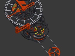 3d printed mechanical clock anchor escapement stl files printing printable 3d print model - Mito3D