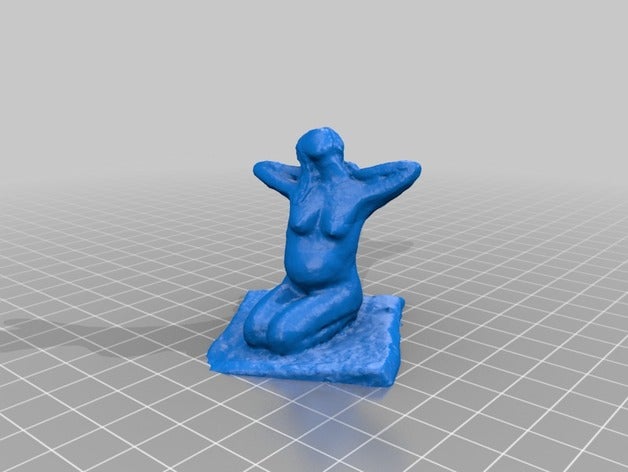 pregnant woman sculptures clay 3D print model - Mito3D