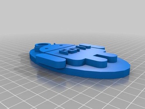 il mio personalizzato keychain1 portachiavi 3d print model - Mito3D