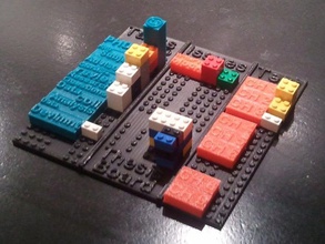 lego-compatible thesis project boards other openscad planning management 3d print model - Mito3D