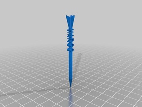 my customized golf tee design 3 sport outdoors 3d print model - Mito3D