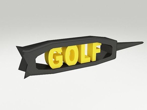 tee de golf conception 5 sport à l'extérieur customizer 3d print model - Mito3D