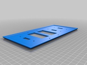 Haustür-Vorlage Haushalt angepasst 3d print model - Mito3D