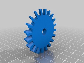 3d-druckbare turbine engineering 3d print model - Mito3D