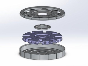 arco reattore di iron man 2 puntelli 3d print model - Mito3D