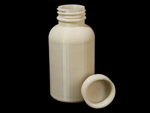 sks personalizável bottle containers cap customizer jar 3d print model - Mito3D
