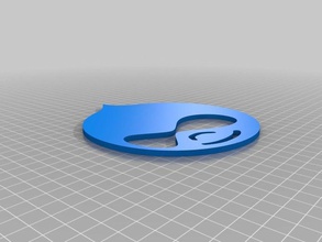 openscad druplicon aka drupal logo des signes logos 3d print model - Mito3D