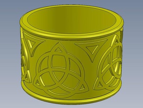 cerchio celtico anelli gioielli 3d print model - Mito3D