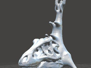 t-rex de la souris berceau bureau cradel trexremix 3d print model - Mito3D