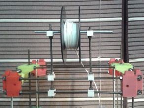 vertical simples spool titular 3d a impressora acessórios 3d print model - Mito3D