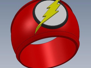 flash-ring Requisiten batman comics comic-Bücher dc justice league 3d print model - Mito3D