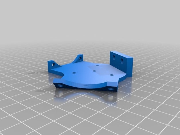 double ventilateur de kossel mini effecteur g3d budaschnozzle l'imprimante pièces 40mm hiérarchiser openscadtutorial 3D print model - Mito3D