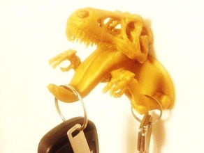 t-rex remix crochet clé ménage les touches trexremix 3d print model - Mito3D