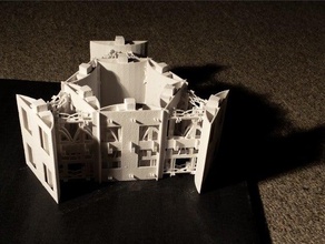 phare de la série lumière cage 4 sculptures 3d print model - Mito3D