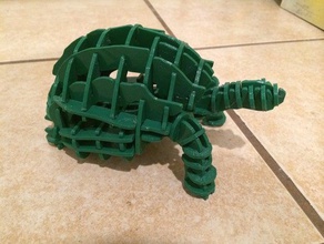 kaplumbağa bulmaca lasercut 3d print model - Mito3D