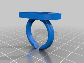my customized text ring bite me rings 3d print model - Mito3D