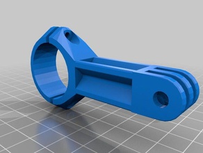 gopro LENKER Halterung 2 Kamera angepasst 3d print model - Mito3D