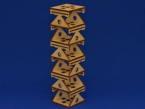 besos de hershey titular decoración 3d vector corte candy titulares geométrica la torre robbinsvillehighschool 3d print model - Mito3D