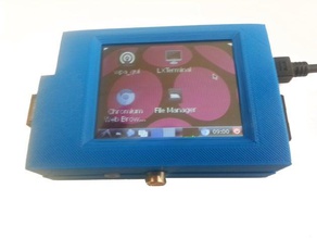 raspberrypi adafruit pitft mini kit enclosure electronics 3d print model - Mito3D