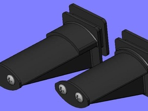 filament spool holders 3d printer parts replicator 3d print model - Mito3D
