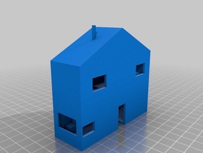 tam evi 3d baskı 3d print model - Mito3D