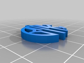 btkcustomized monogram pendant jewelry 3d print model - Mito3D