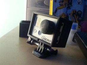 gopro frame mount hero 1 2 Kamera swag 3d print model - Mito3D