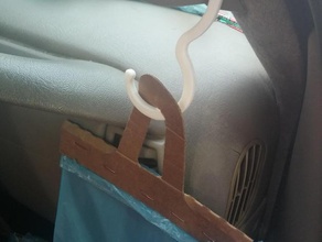 car handle hook organization hanger 3d print model - Mito3D