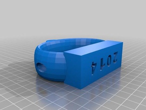 ring, Armschiene 2014 3 d drucken 3d print model - Mito3D