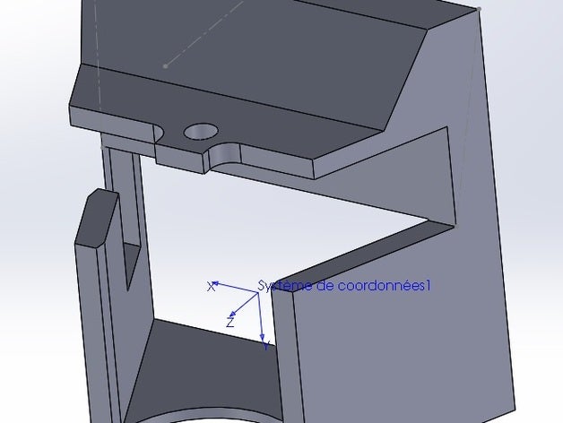 condotto della ventola prusa mendel v2 modello heacent 3dp02 k-estrusore la stampante parti Ventola da 40mm aliexpress fanduct supporto per ventole 3D print model - Mito3D