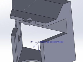 fan duct prusa mendel v2 heacent Modell 3dp02 k-extruder Drucker Teile 40mm Lüfter aliexpress fanduct Halter 3d print model - Mito3D
