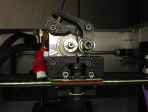 solidoodle caliente de la montura cabeza filamentos alimentación 3d impresora partes filamento unidad 3d print model - Mito3D