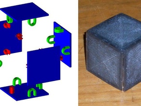 basit bir küp diy 3d print model - Mito3D