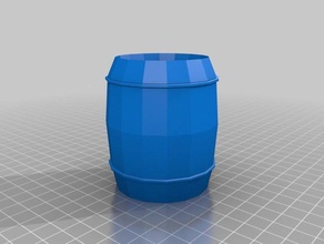 barril organização 3d print model - Mito3D