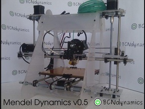 mendel dynamics 3d printers printer lasercut openscad prusa reprap 3d print model - Mito3D