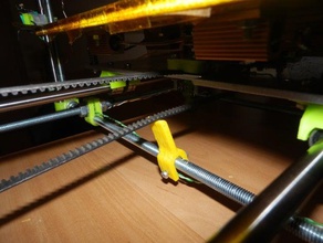 adjustable belt tensioner 3d printer parts easy mendel mount prusa simple 3d print model - Mito3D