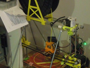 mendelprusa reel holder ferris wheel style 3d printer accessories 3d print model - Mito3D
