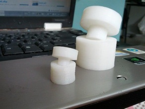printing separated parts can fit 3d experiment reprap 3d print model - Mito3D