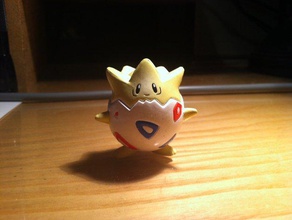 pokemon togepi esculturas criatura ovo crianças scan 3d print model - Mito3D